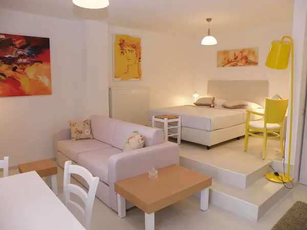Deluxe suite at Koumaros ApartHotel