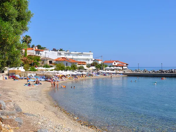 Loutra Agia Paraskevi village and coast